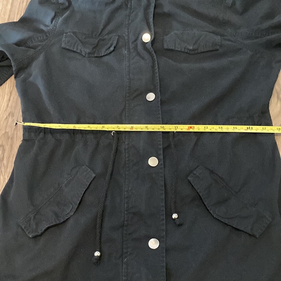 Ladies Medium Kismet (Bootlegger) 100% Cotton Coat Navy Blue - Picture 8 of 14